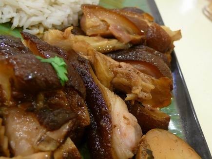 美味的猪腿肉 冠泰海南鸡饭泰国菜馆 kwun thai restaurant in shau