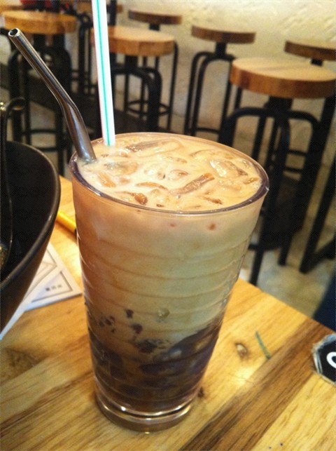 奶茶红豆冰