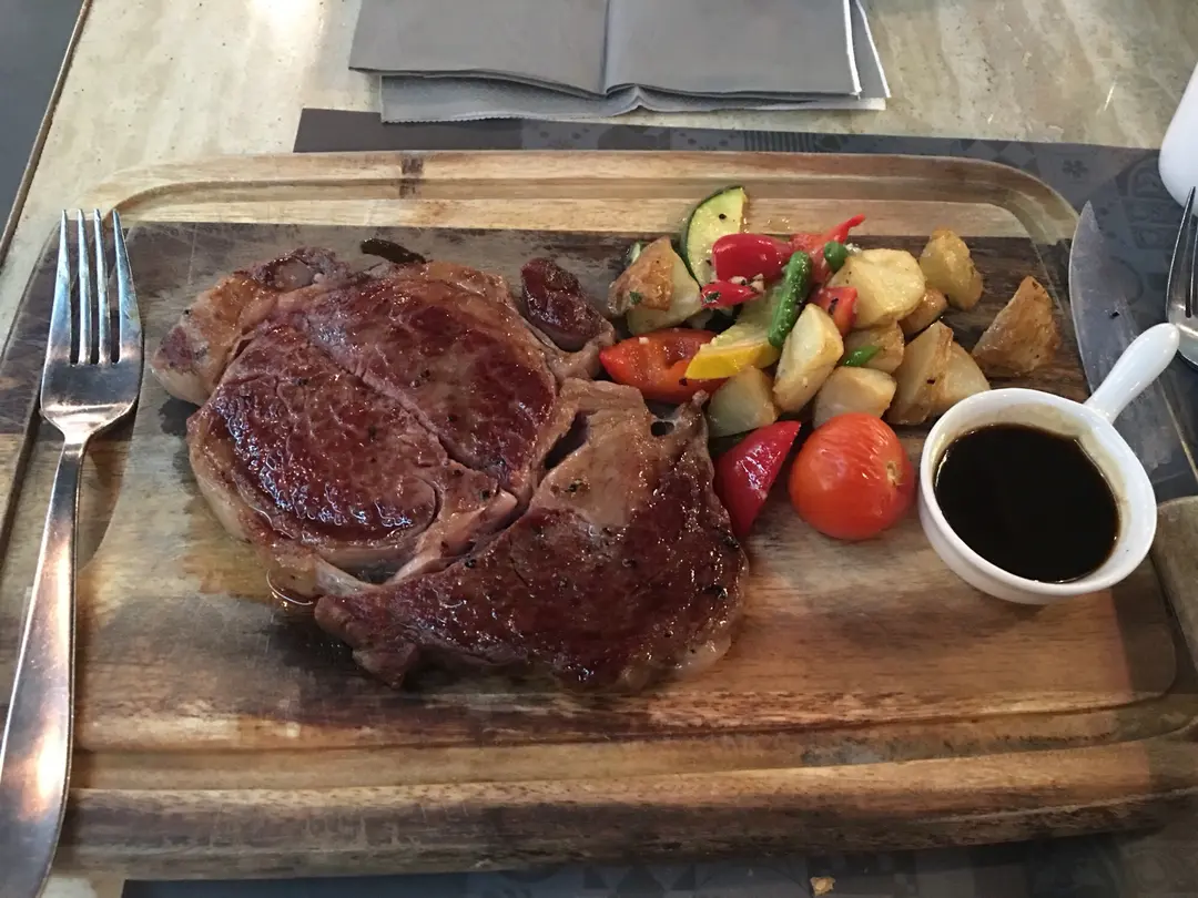 rib  eye  steak $ 268