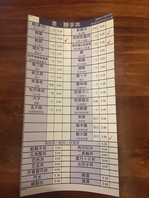 豊勝手丼的相片 - 銅鑼灣