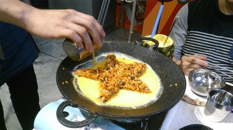 漢拿山芝士蛋溶岩豚肉炒飯 - 長沙灣的Sister Korea Cafe