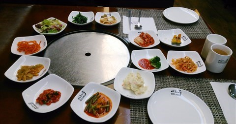 韓式前菜 - 尖沙咀的阿利水韓國料理