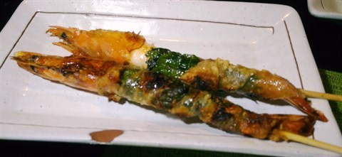雞皮蝦大葉卷 - 銅鑼灣的南蛮亭