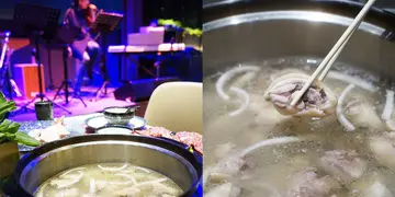 边听歌边食椰子鸡煲 四个椰青清甜汤底