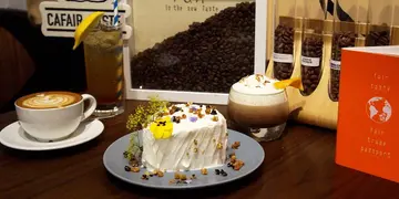 叹公平贸易精品咖啡、主题蛋糕  细味公平期间限定咖啡店（有片）