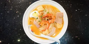Straight from Kuala Lumpur’s Jalan Alor: prawn mee