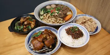 50斤牛骨熬制红烧牛肉手工汤面 将军澳新开文青风台南菜(有片)