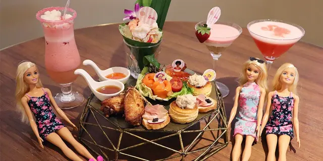 旺角Barbie主題泰式少女心Afternoon Tea!同場有Barbie 烘焙工作坊自製甜品(有片)