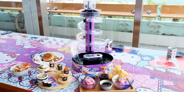 Hello Kitty進駐灣仔水產市場！必食DIY流水麵、牛乳雪糕芭菲（有片）