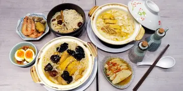 足料砂锅鸡汤面+入味酒香小食  深水埗新开养生小馆（有片）