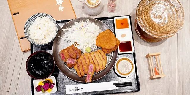 日本吉列牛排店京都勝牛進駐銅鑼灣  黃金六十秒炸法  推介京都勝牛三味套餐