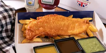 英国人气Fish & Chips姊妹店进驻尖沙咀!招牌巨型炸鳕鱼配五款酱汁