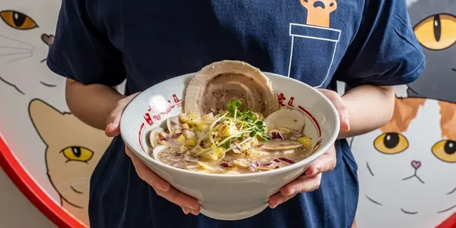 AK哥哥拉麵店開業   主打濃厚豚骨湯/雞白湯拉麵　設巨型貓咪壁畫