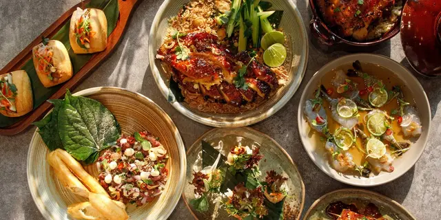 新派摩登越菜合集 人气会安烤乳猪、越式虎虾刺身