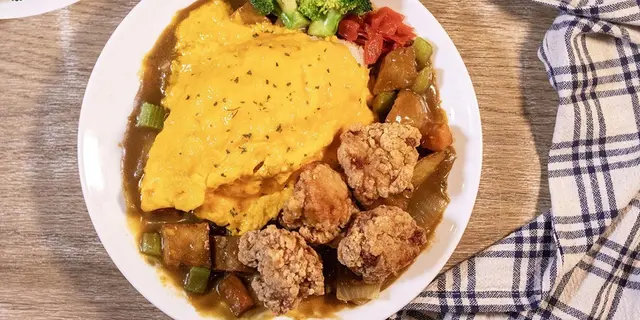 外卖自取精选优惠 $38爆棚巨滑猪扒+双蛋饭