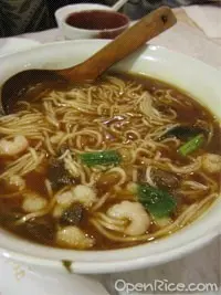 蝦爆鱔背煨麵