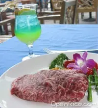 澳洲雪花西冷配野菌汁