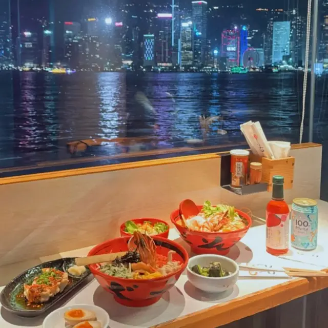 Exclusive sea view ramen in Hong Kong