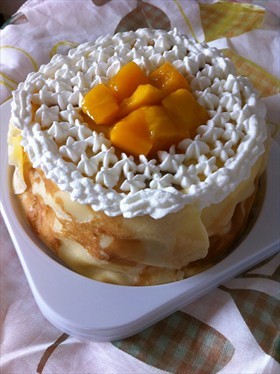法式千層芒果薄餅蛋糕