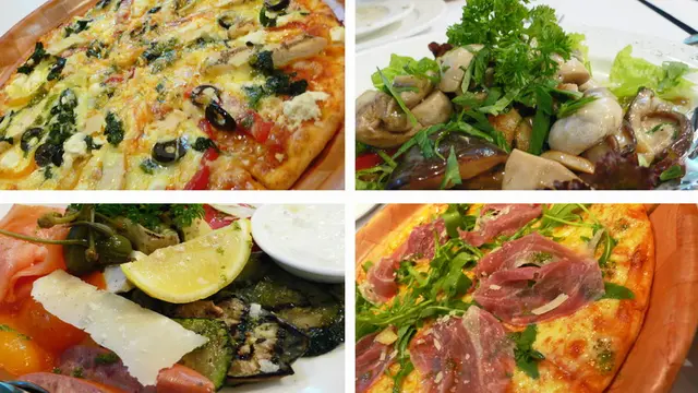 失望的頭盤和薄餅