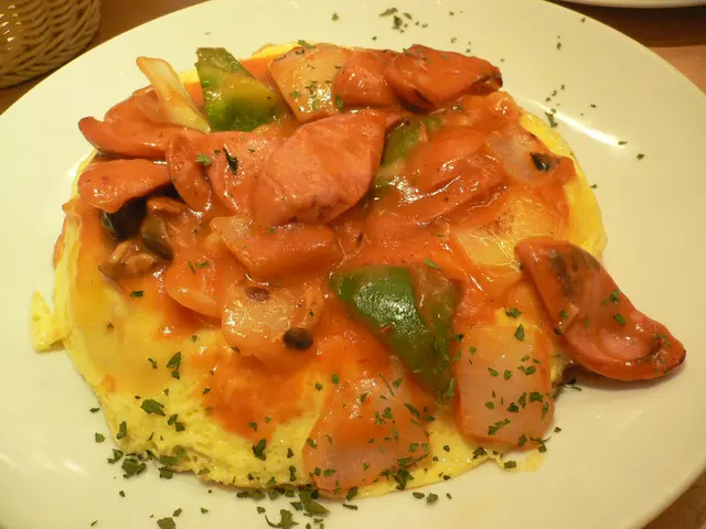 野菌腸片奄列飯,價錢為 HKD75