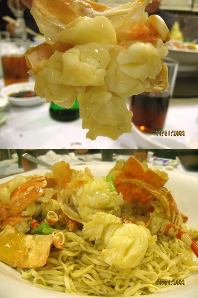  龍蝦非常的鮮甜爽口, 而且啖啖肉,因為是很"大舊"的龍蝦肉
