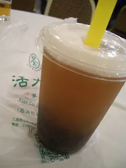 珍珠绿茶
