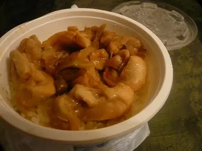 無味無道的蒸雞飯