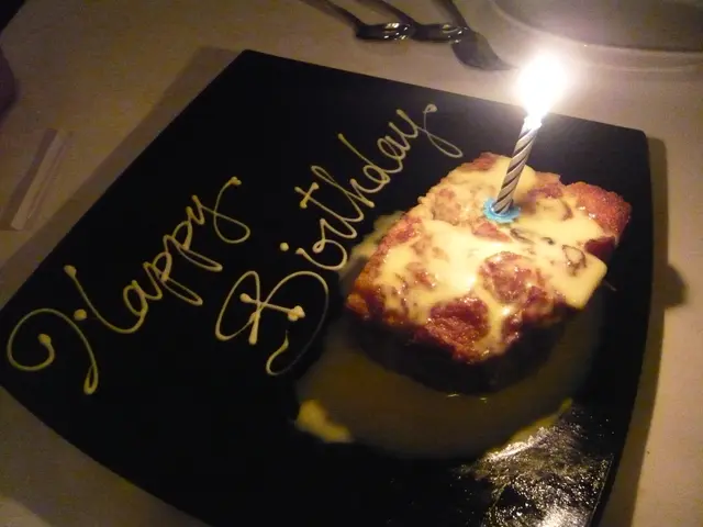 On the house - Birthday Bread Pudding