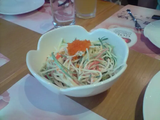 蟹子沙律: 不過不失