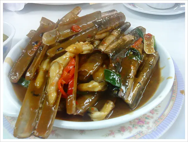 豉椒炒蟶子