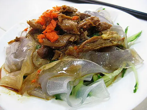 有些不伦不类的鸡丝凉皮