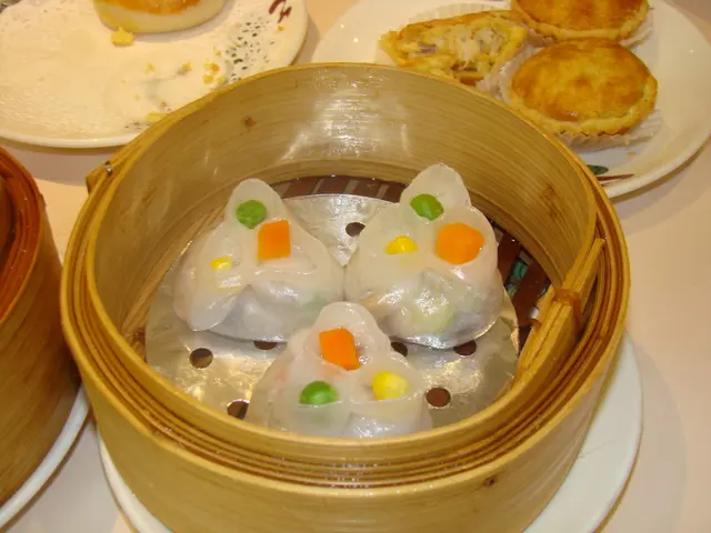 竹笙露筍花素餃 ($40) - 普通