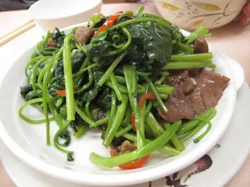 牛肉炒通菜