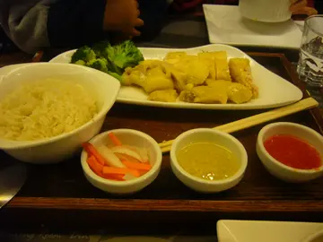 自家制的海南鸡饭