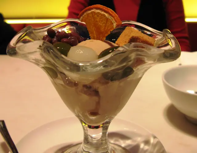 和風人氣三寶(日式紅豆、小丸子、葛糕)配私房雪糕