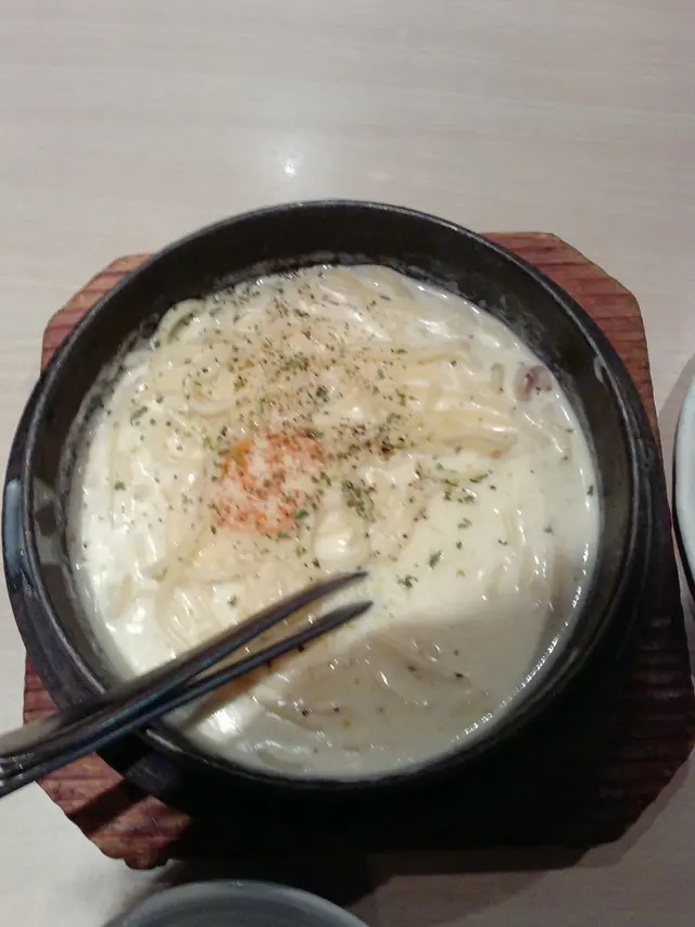豆乳湯意粉－－－Japanese Canbonara