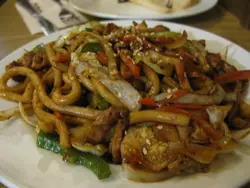 和风鸡柳炒乌冬