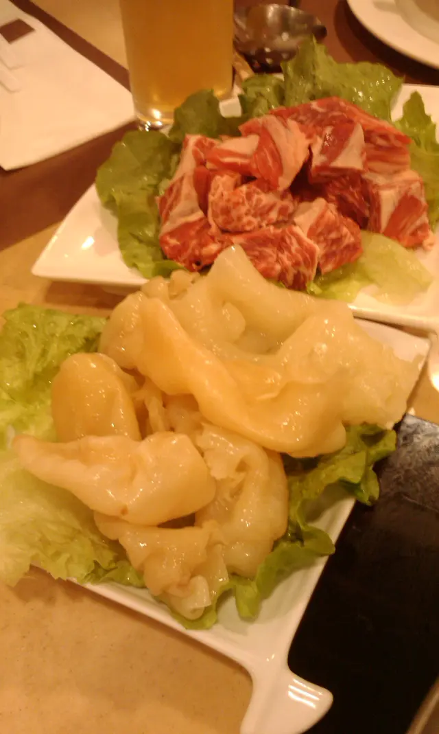 花膠仔和牛肉粒