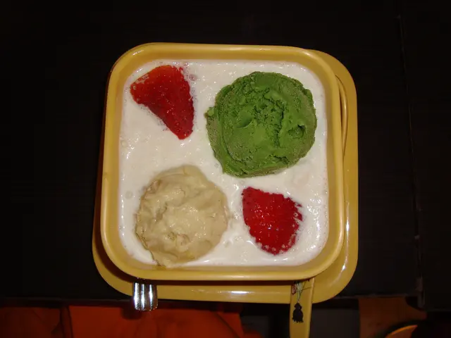 雪山榴槤配綠茶雪糕