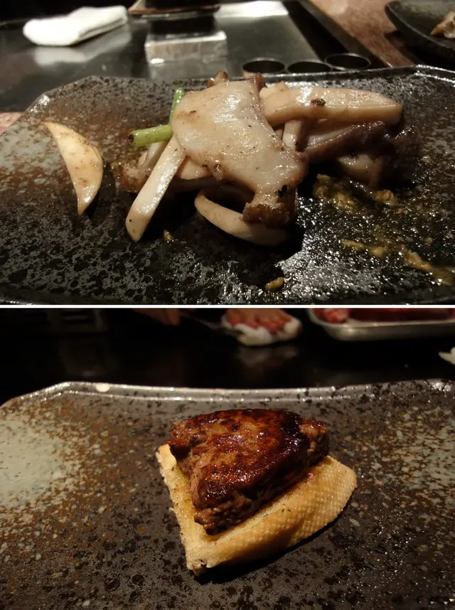 原隻鮮活澳洲黑邊大鮑魚, 法國鵝肝