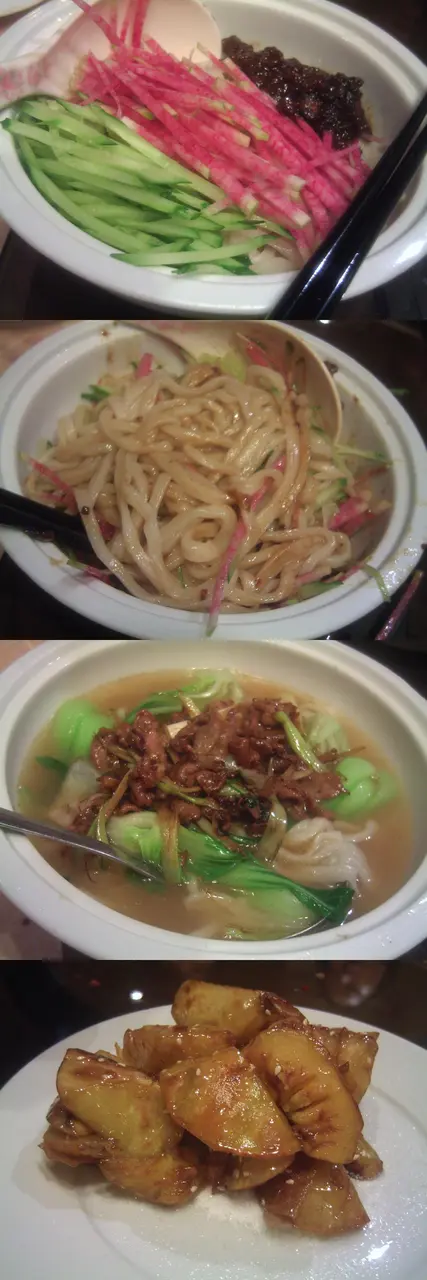 撈前撈後的炸醬麵;吃得人一肚氣的拔絲蕃薯