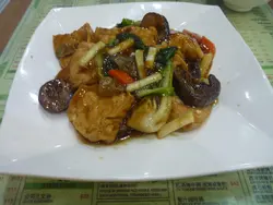北菇紅燒豆腐