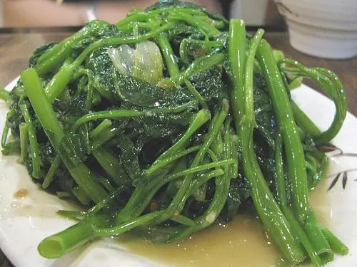 馬拉盞炒通菜