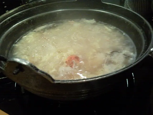 蟹粥，太鹹！