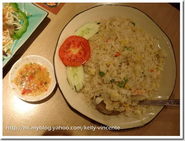 榴槤鮮蝦抄飯： $68