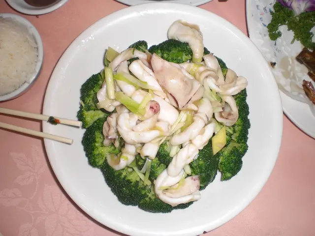 西蘭花炒花枝片