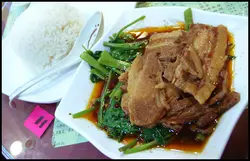時菜腩肉飯
