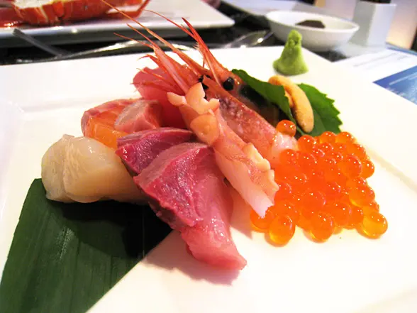 刺身，正常水準