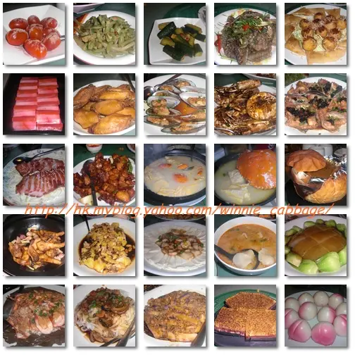 計哂所有~總共有成23樣嘢食!!!